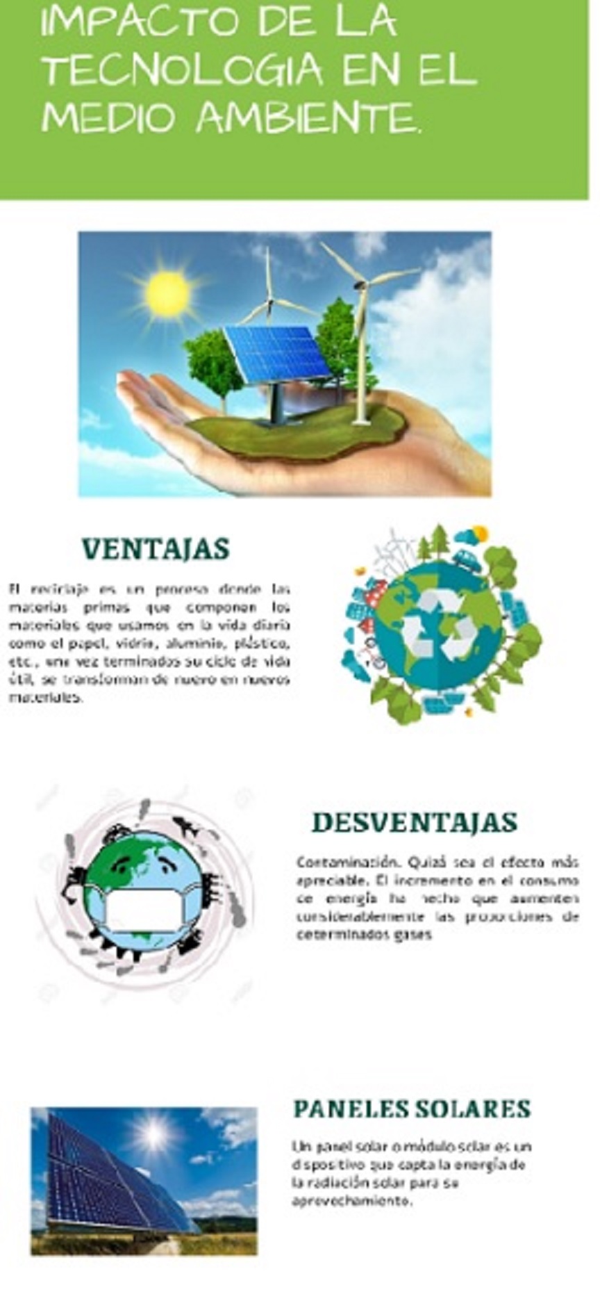 La Tecnolog A En El Medio Ambiente