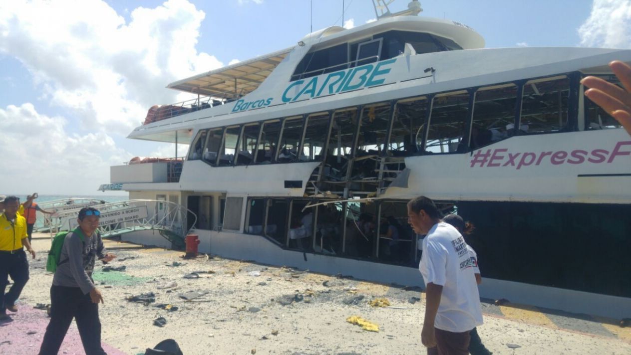 EXPLOSIVO ATAQUE EN BARCOS CARIBE.