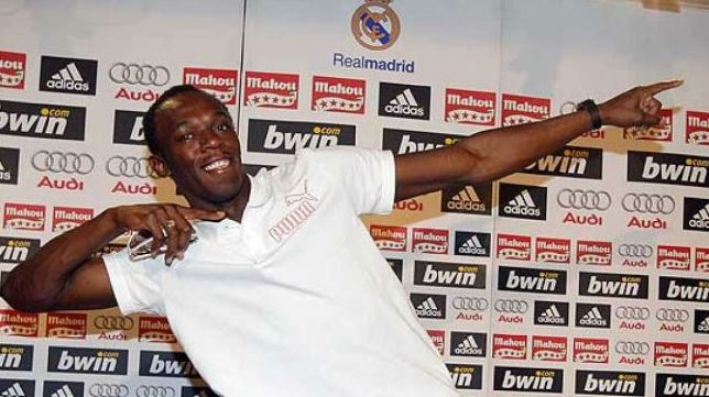 Usain Bolt fiché avec le Réal Madrid par 2 ans 