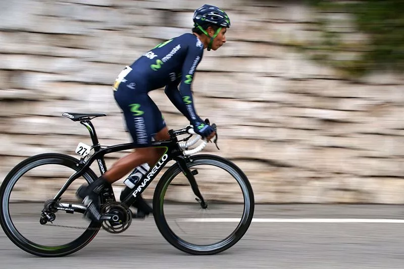 Nairo Quintana, de las bicicletas a la pantalla gigante