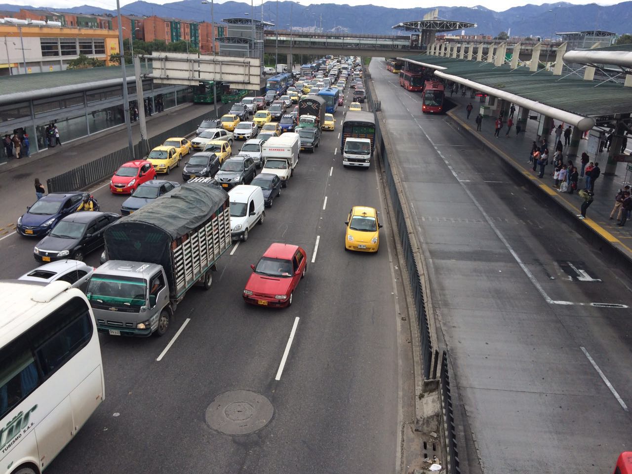 Problemática Congestión vehicular en Bogotá