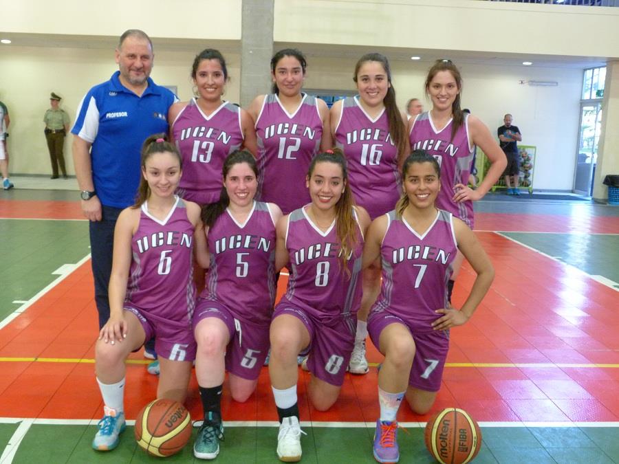 Selección de basquetbol de la Universidad Central de Chile no perdona una 