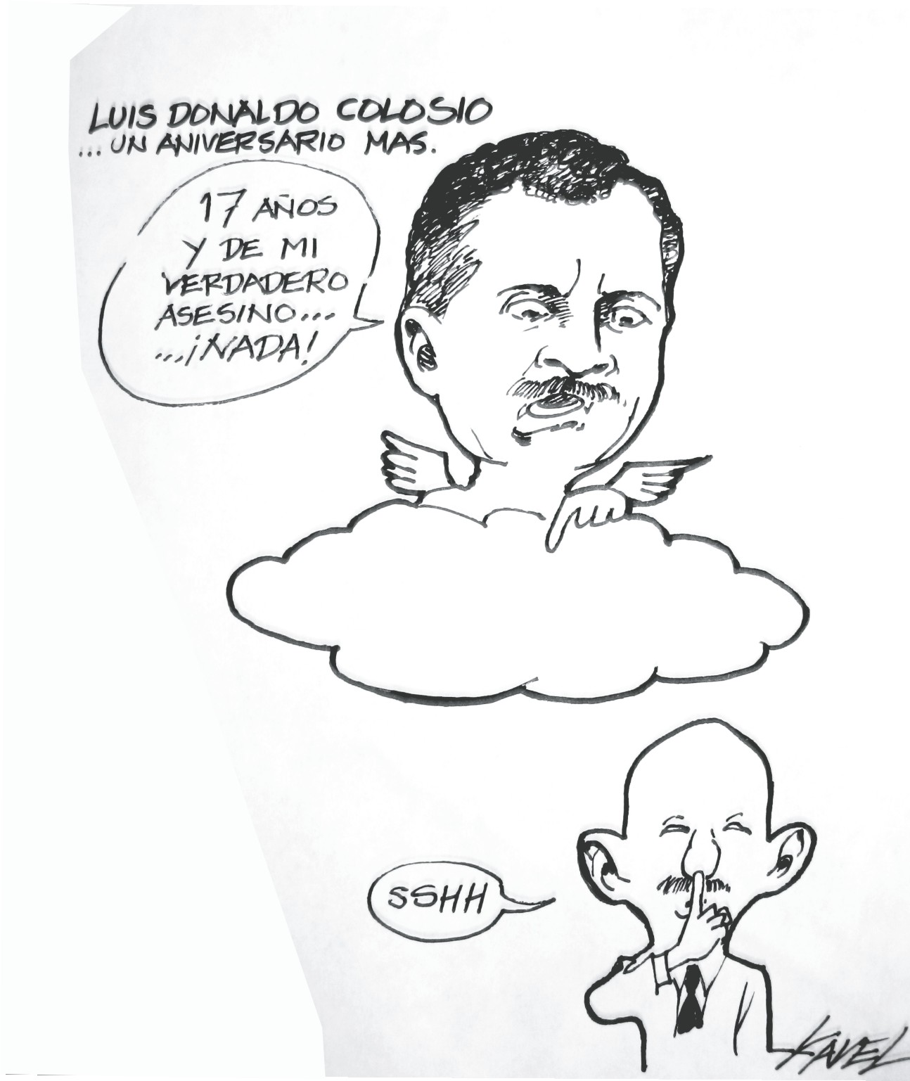 Caricatura: Colosio y los años