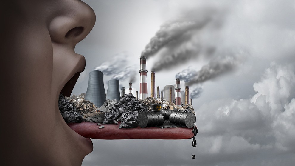 Animación de la contaminación