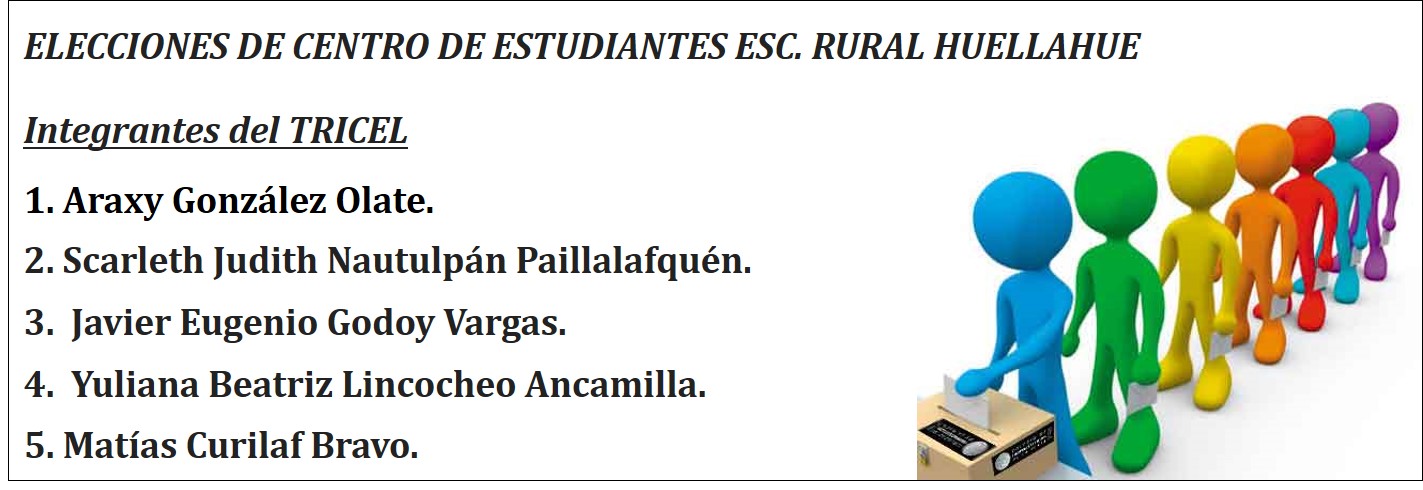 ESCUELA RURAL HUELLAHUE CREA EL TRIBUNAL CALIFICADOR DE ELECCIONES 