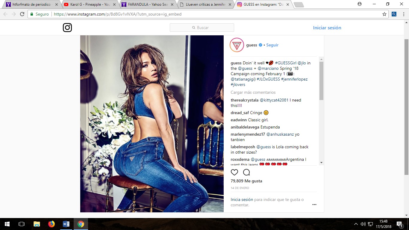 LLUEVEN CRÍTICAS A JENNIFER LOPEZ POR MODIFICAR SU TRASERO