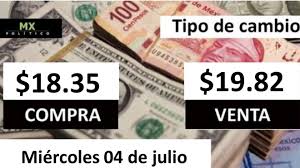 Dólar continúa a la baja, se vende hasta en 19.82 pesos en bancos  