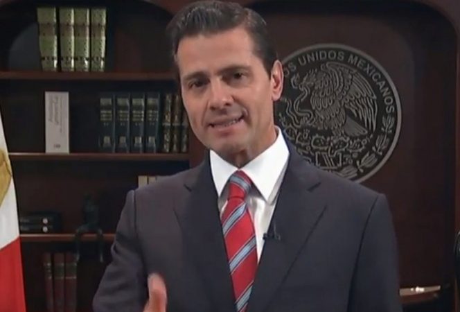 Advierte EPN que no se permitirá ingreso violento de migrantes