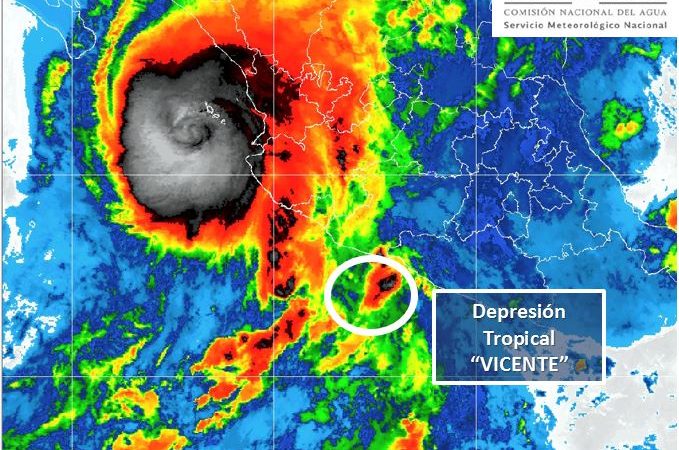 HURACÁN “WILLA” Y DEPRESIÓN TROPICAL “VICENTE” EN EL OCÉANO PACÍFICO