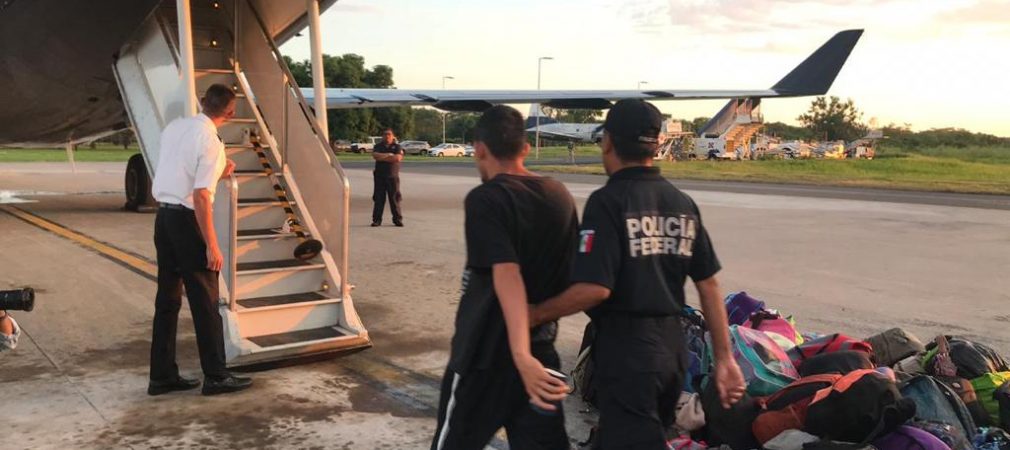 Dos presuntos homicidas viajaban en la caravana migrante