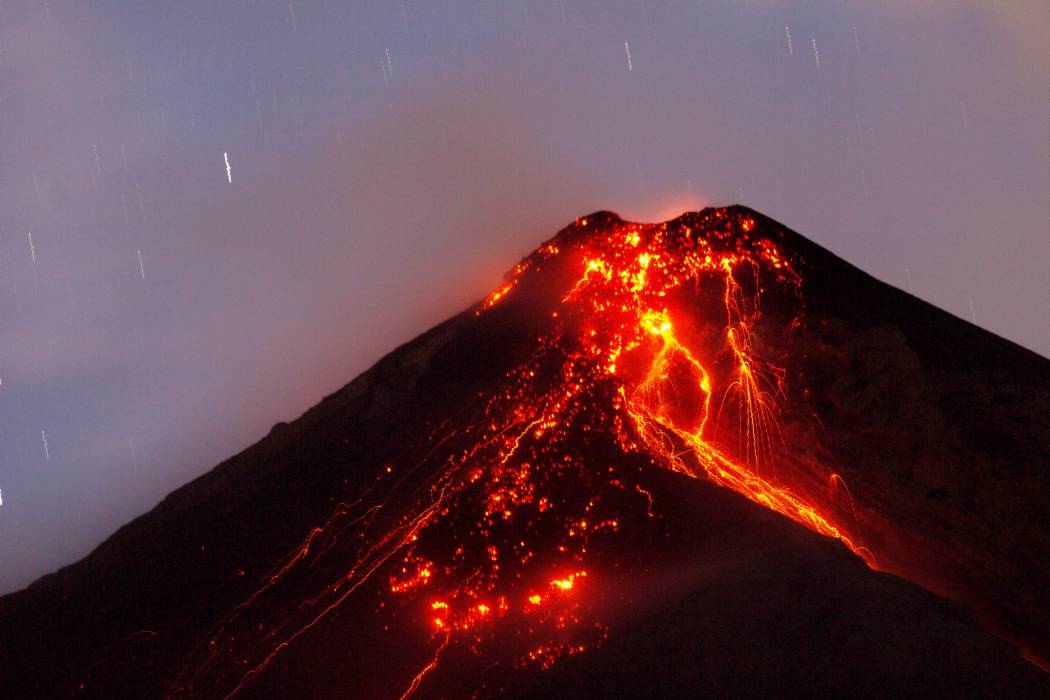 El volcán Kilauea se encuentra en erupción