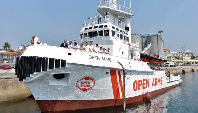 Italia inmoviliza el barco de rescate de la ONG Proactiva Open Arms.