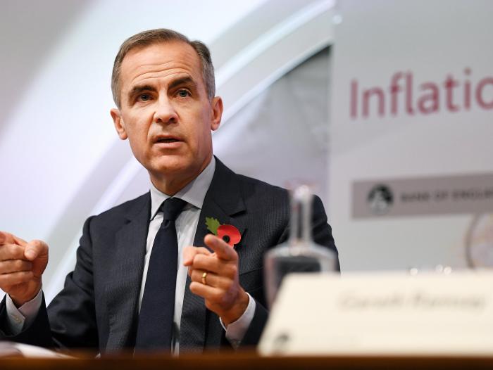 After ten years the Bank of England raises interest rate.