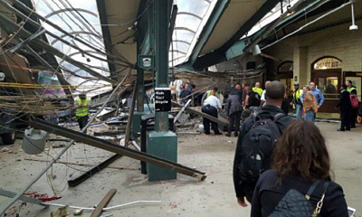 Más de 100 heridos en un accidente de tren en una estación de Nueva Jersey.