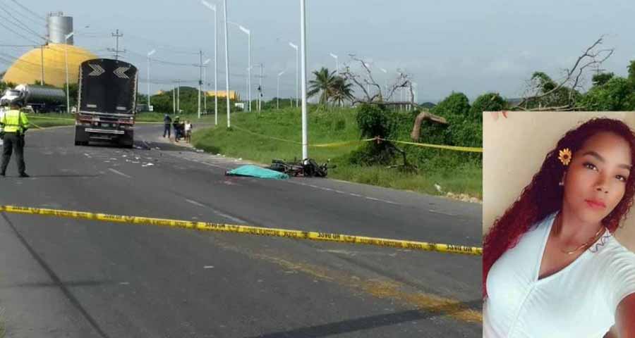 Identifican a la mujer que falleció en accidente en la vía a Galapa