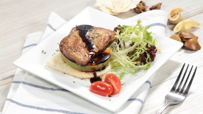 Milhojas de foie