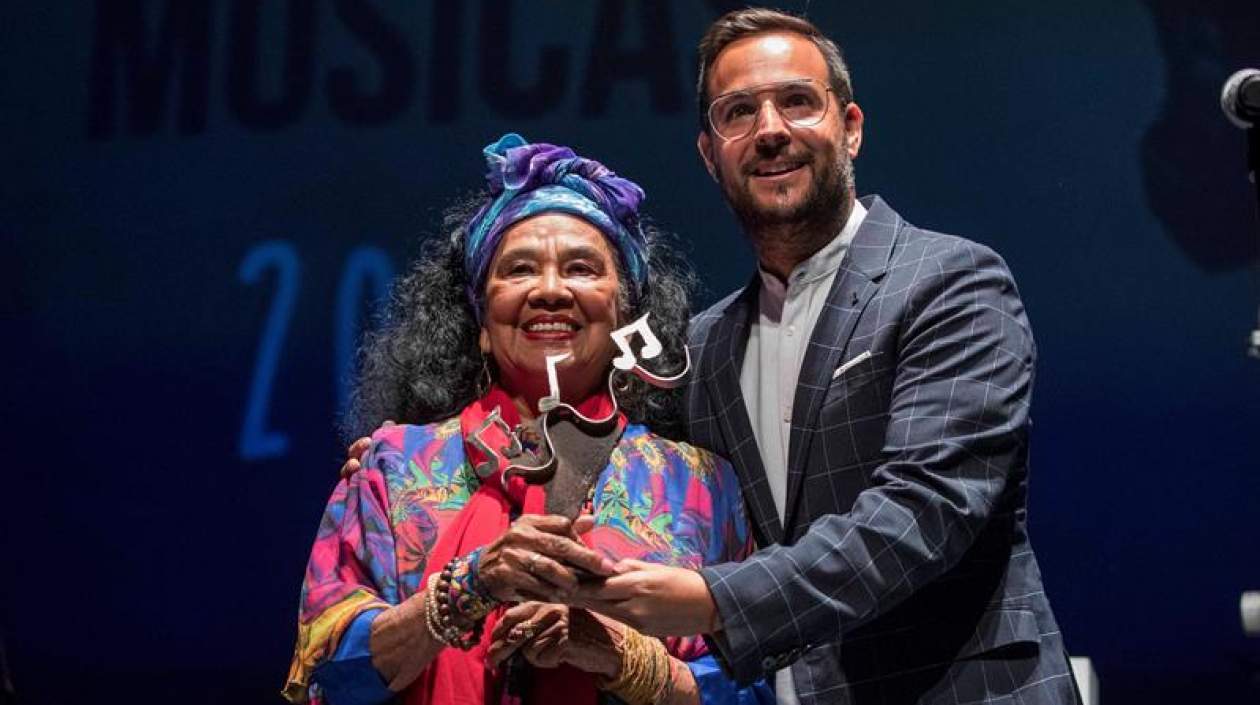 Totó La Momposina recibió el Premio La Mar de Músicas 2018