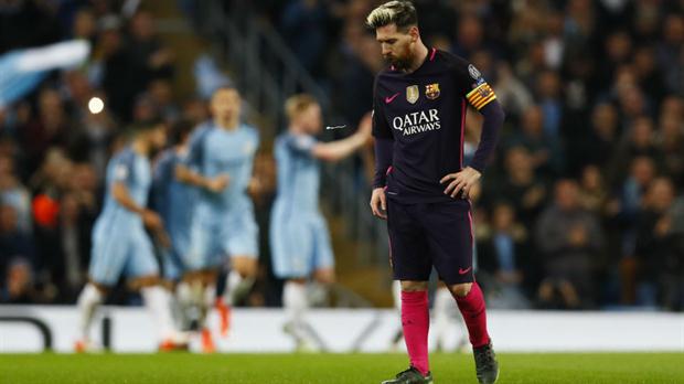 El barcelona cae ante el manchester city