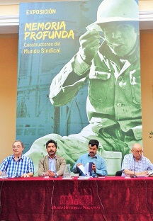 PRESIDENTE NACIONAL EXPONE EN FORO SOBRE MEMORIA SINDICAL