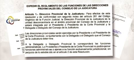 CJ EXPIDE REGLAMENTO PARA TRABAJO  DE DIRECCIONES  PROVINCIALES