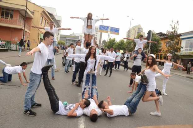 Estudiantes y lideres cumplieron su cita con los derechos humanos.