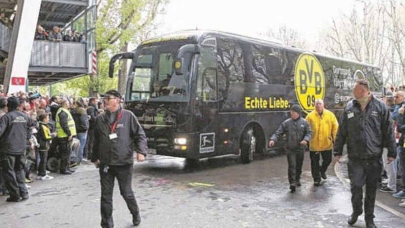 Atentado futbolístico en Alemania