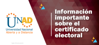 Nuevo certificado electoral