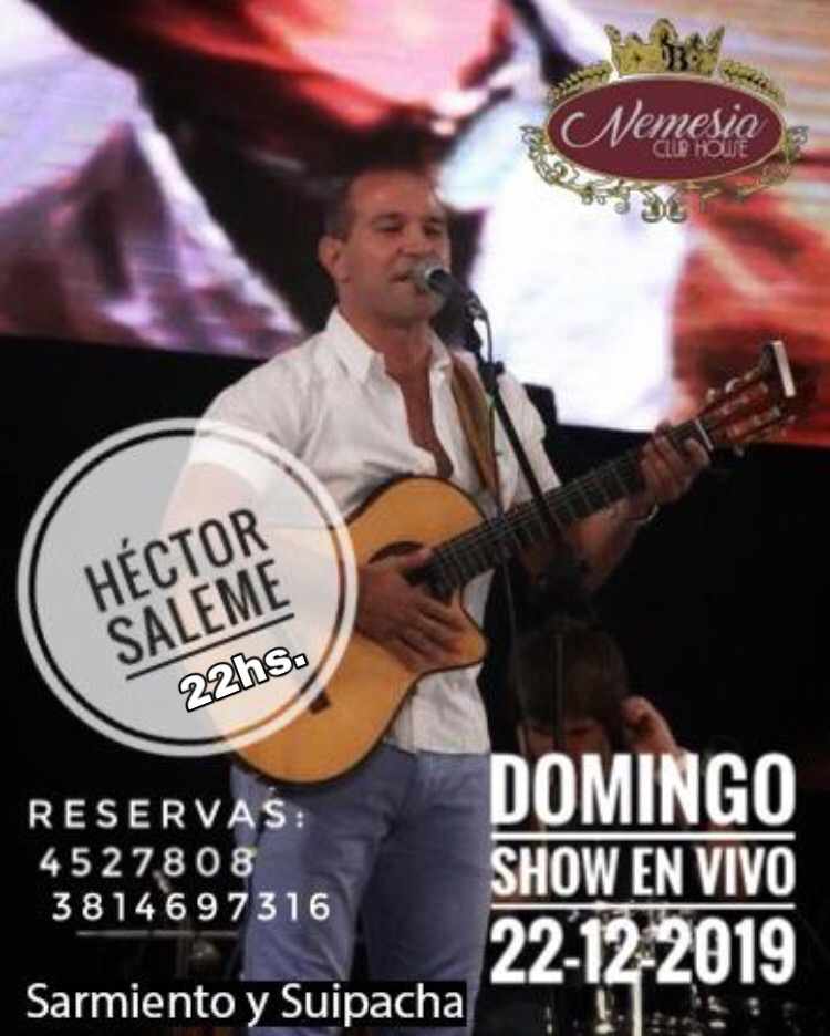 HOY A LAS 22 SHOW EN VIVO DE HECTOR SALEME