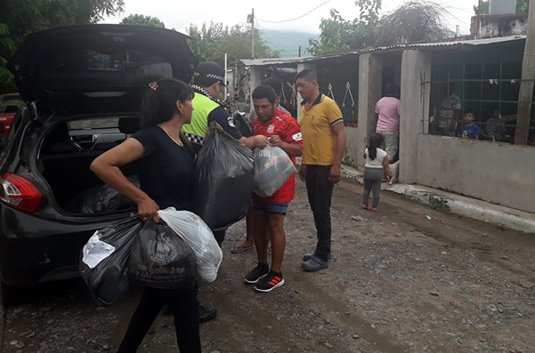 Entrega de Donaciones.