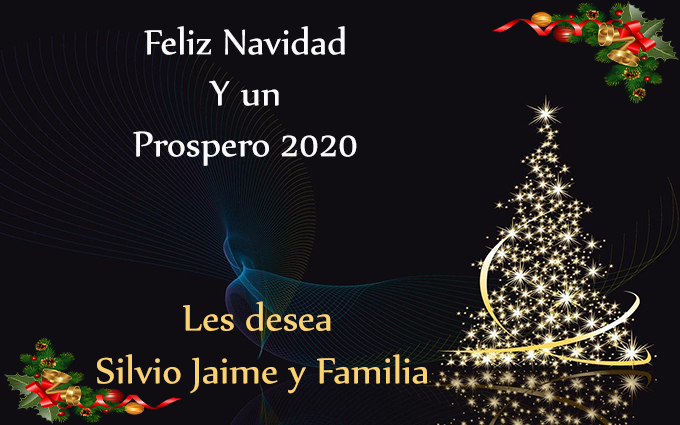 SALUDOS FESTIVOS DE SILVIO JAIME Y FAMILIA