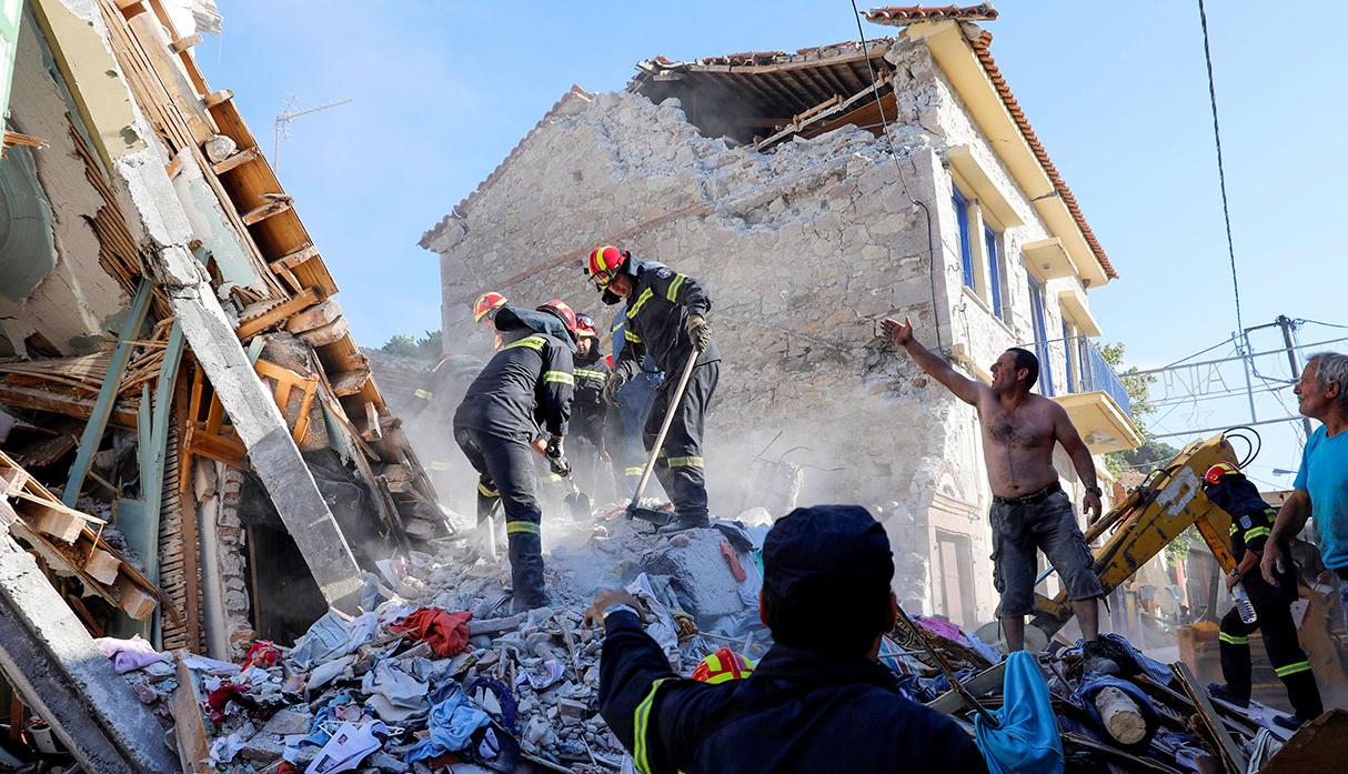 Un fuerte terremoto de magnitud 6,8 sacude la costa de Grecia