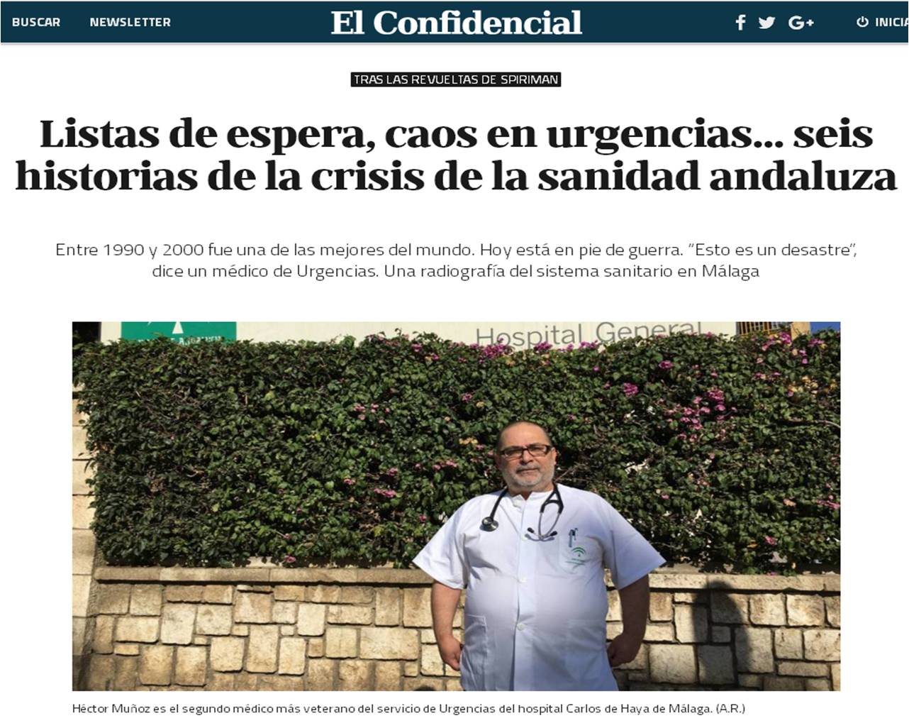 Listas de espera, caos en urgencias...