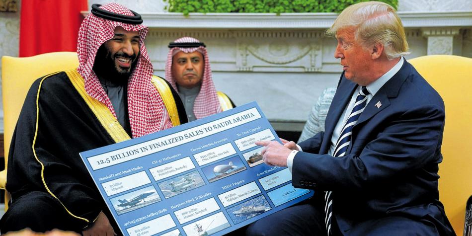 Trump privilegia relación con saudíes pese al asesinato de periodista.