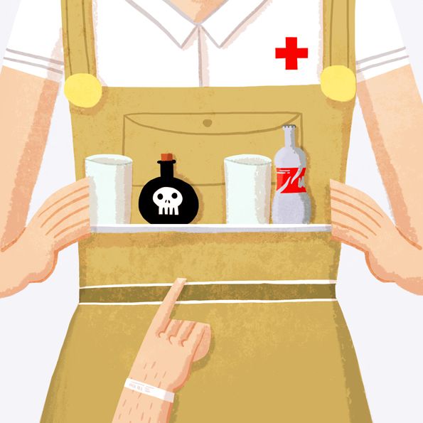 la falta de moral  de algunos médicos para acabar con la vida de un paciente 