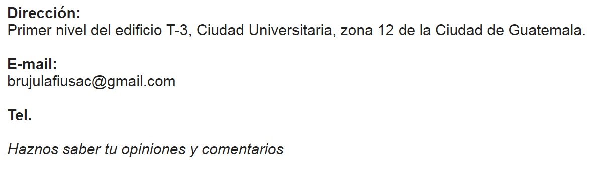 ¿Cómo contactarnos?
