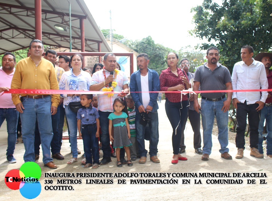 ENTREGA GOBIERNO MUNICIPAL DE ARCELIA UNA OBRA EN EL OCOTITO.