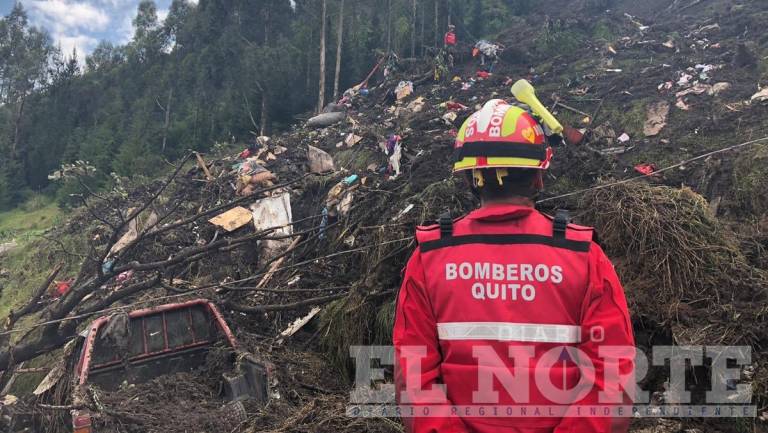 Al menos siete personas heridas tras deslizamiento en Conocoto