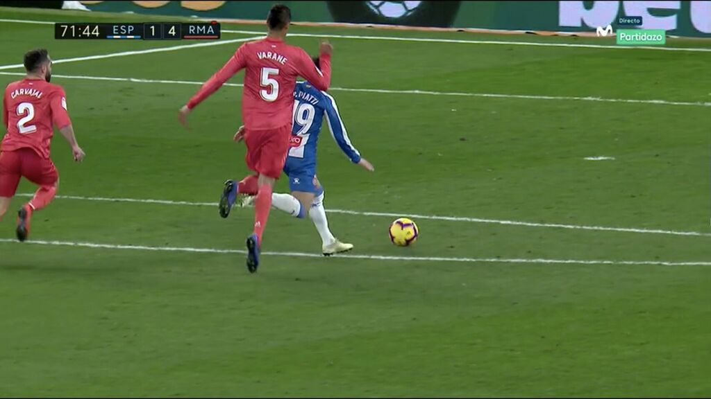 Expulsión inventada de Varane