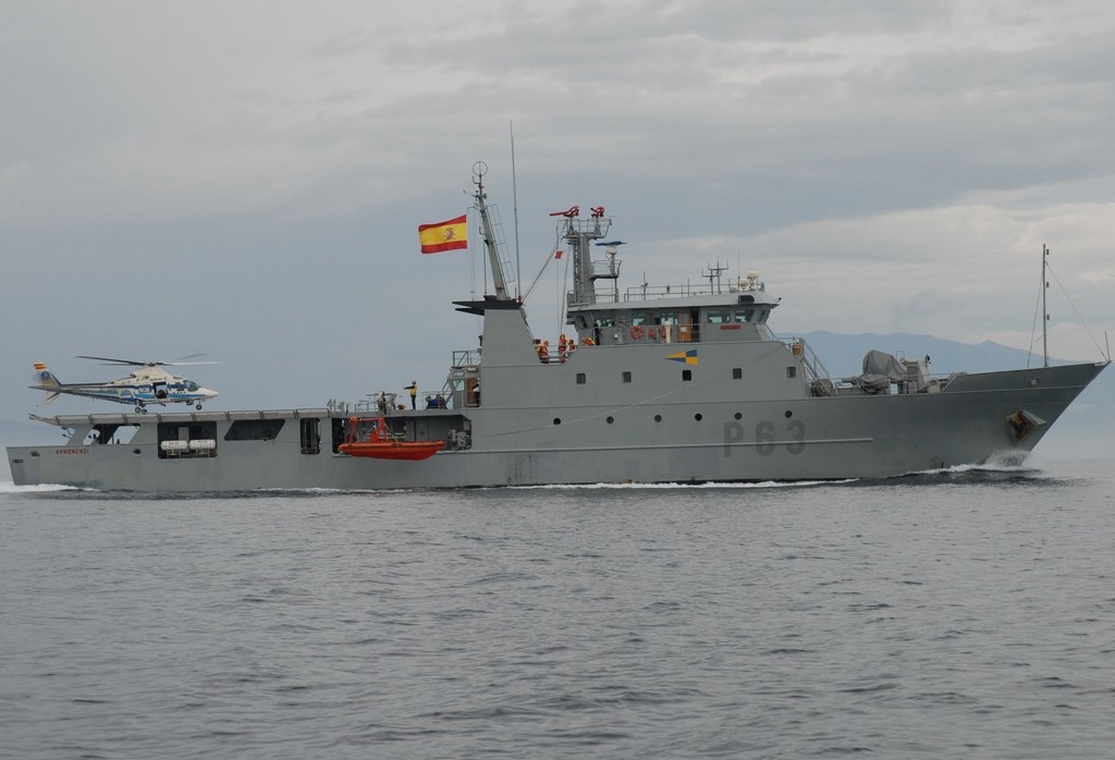 La Armada, el Ejército del Aire y la Policía española realizaron con éxito una operación anti-droga conjunta en Canarias