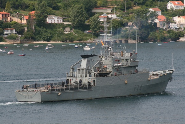 El patrullero "Atalaya" regresa de su misión contra la piratería en el Golfo de Guinea