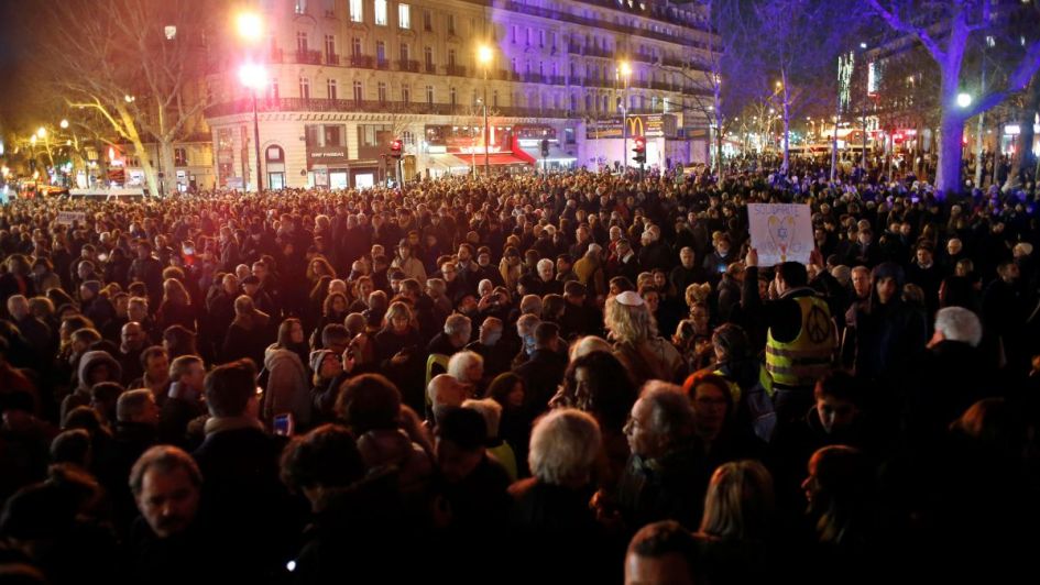 Movilización contra el antisemitismo en Francia