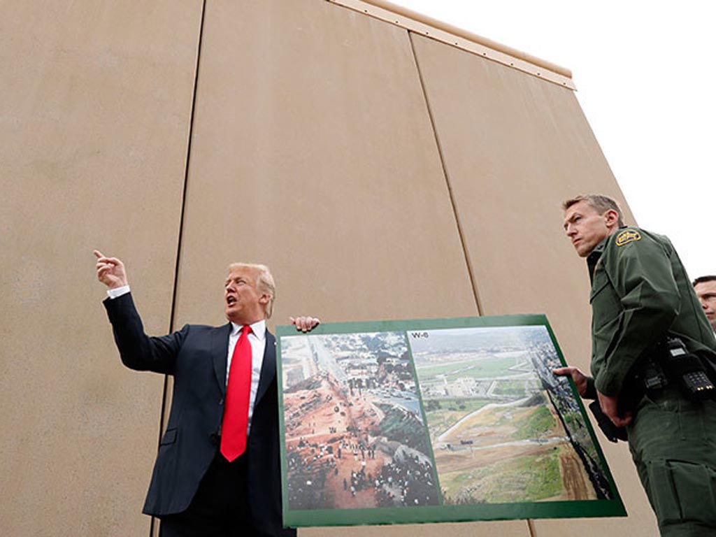 El Pentágono detiene la declaración de emergencia de Trump para construir el muro fronterizo