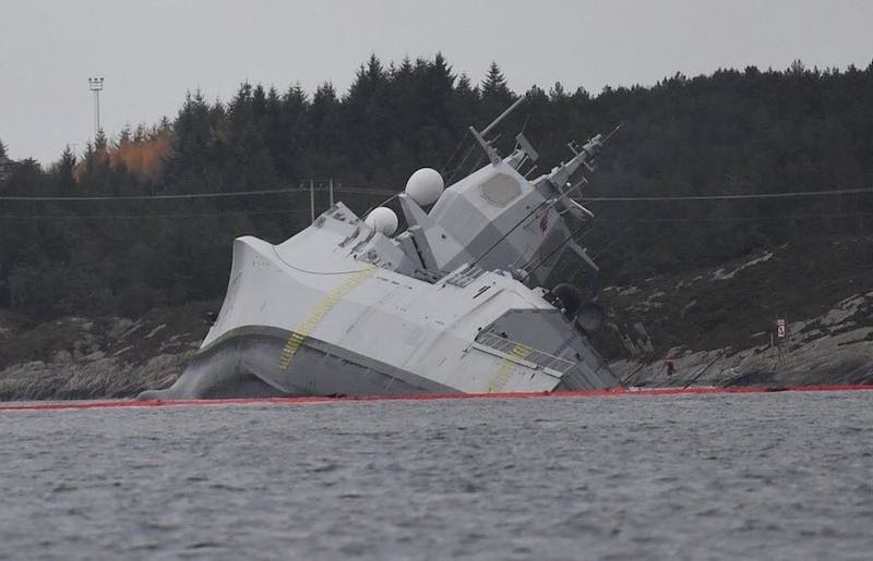 El gobierno noruego cree que en primavera habrá terminado la investigación del hundimiento de la fragata Helge Ingstad