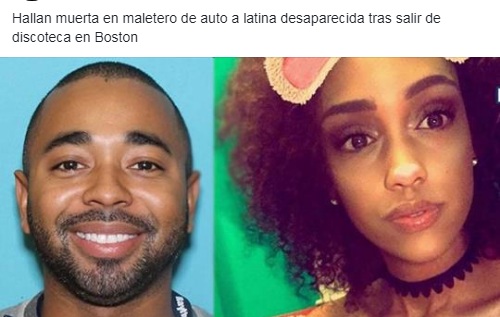 Hallan muerta en maletero de auto a latina desaparecida tras salir de discoteca en Boston