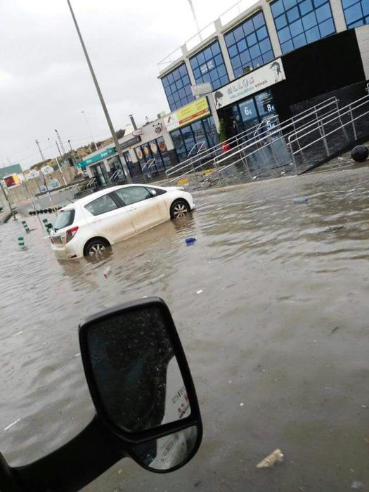 Lluvia en tromba en la Región