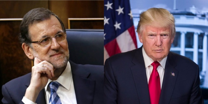 Rajoy se ofrece a Trump como interlocutor en Europa y América Latina