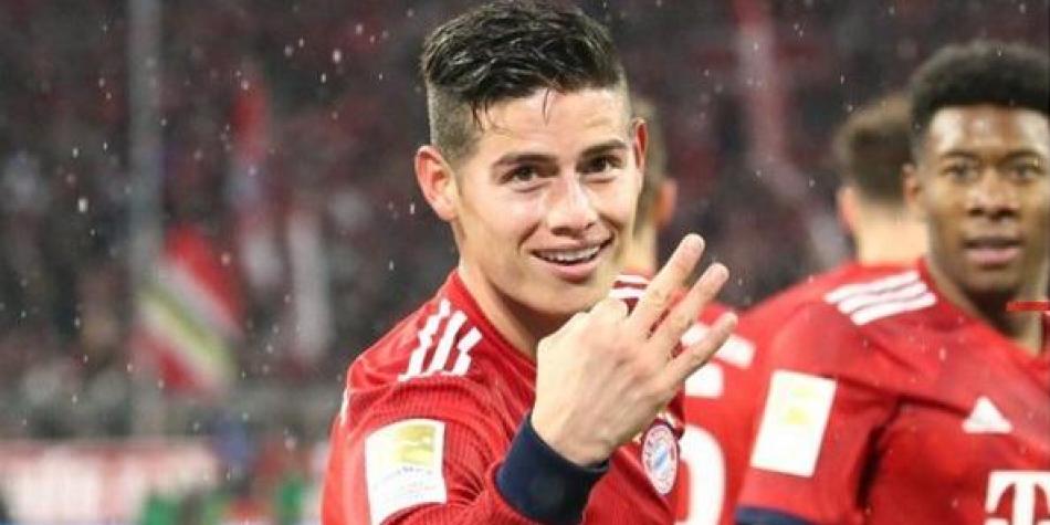 James fue el mejor jugador de marzo, para la afición del Bayern