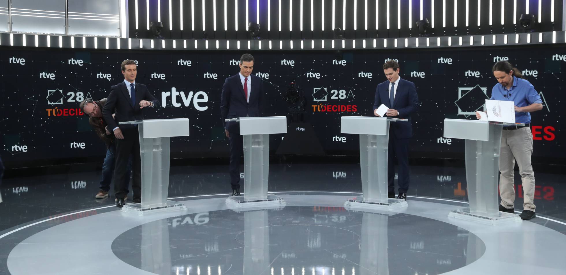 Mejores momentos del debate a cuatro de RTVE