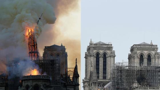 Extinguido el incendio en la Catedral de Notre Dame