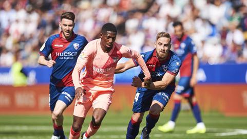 El Barça suma un punto en Huesca pensando en la Champions